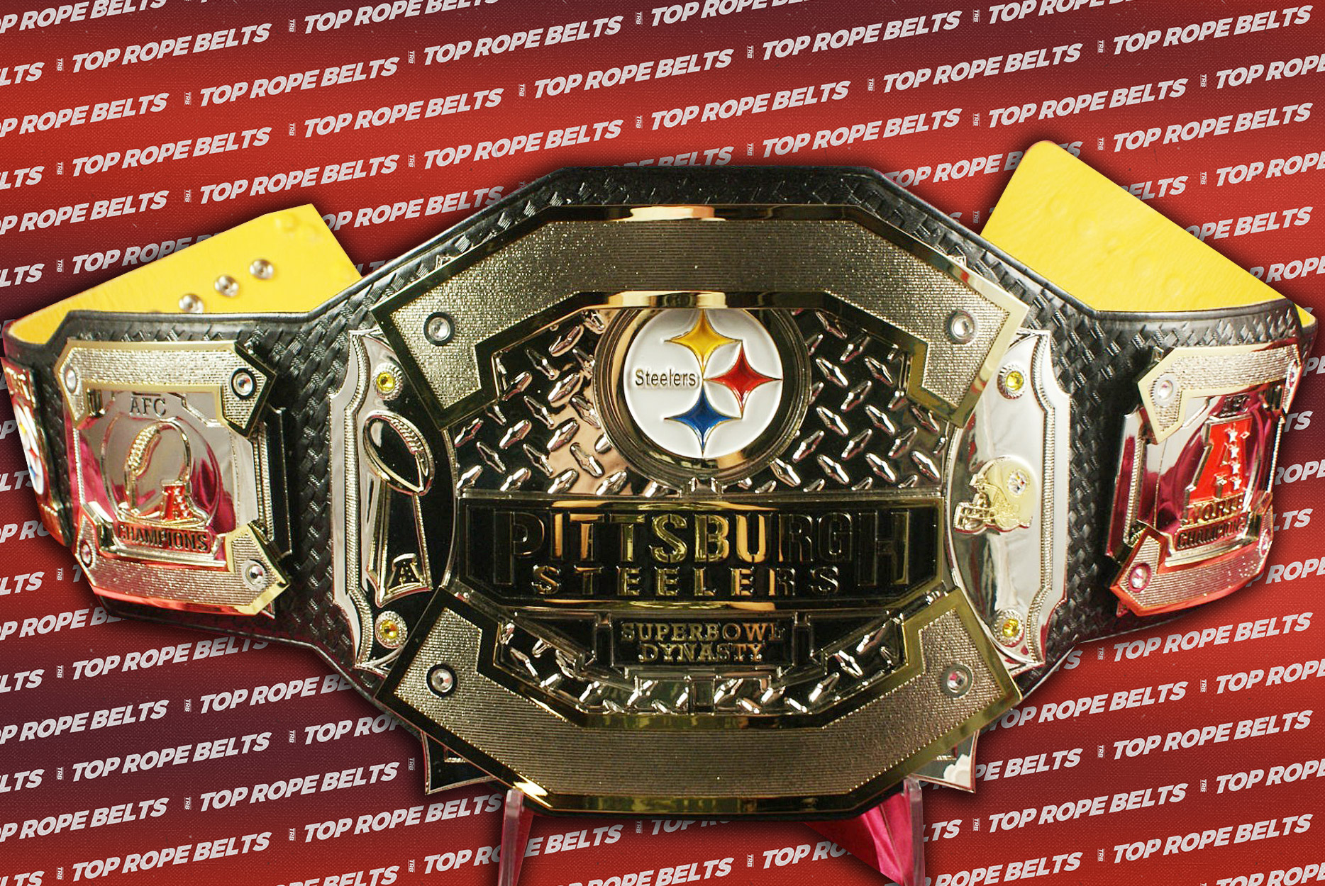 Pittsburgh Steelers Dynasty Belt Top Rope Belts