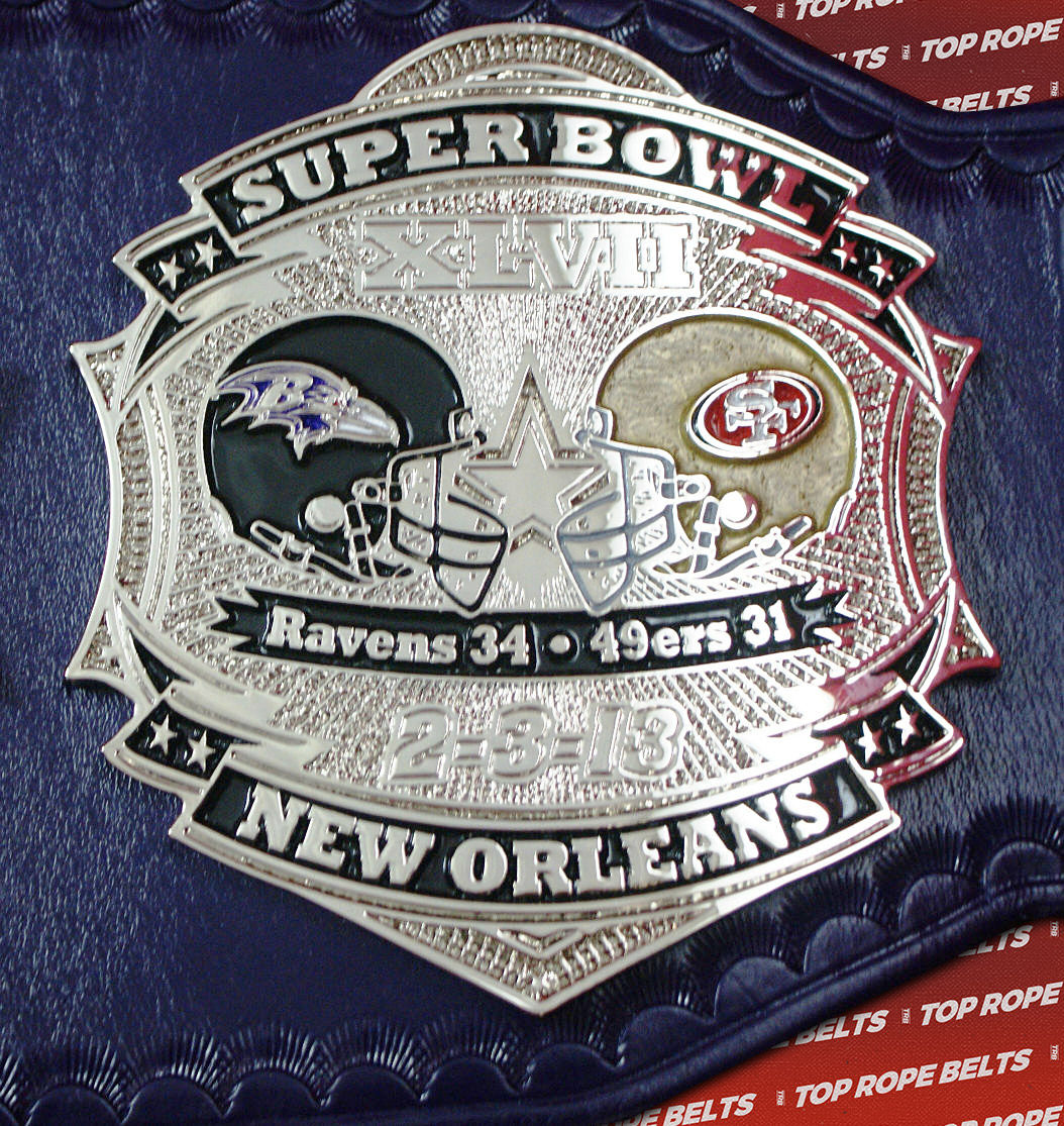 Baltimore Ravens SuperBowl Champions Top Rope Belts
