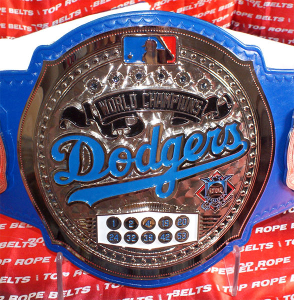 losangeles_dodgers_world_champions_belt Top Rope Belts