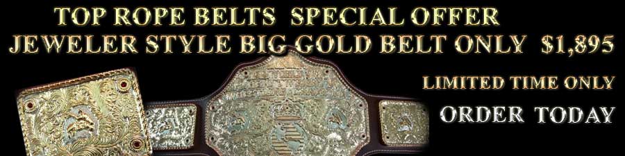 custom championship wrestling belts for sale