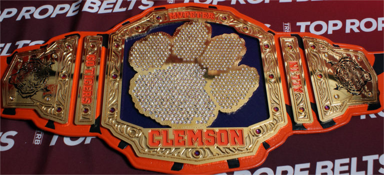 Clemson-Tigers-Football-Fan-Belt-1 | Top Rope Belts