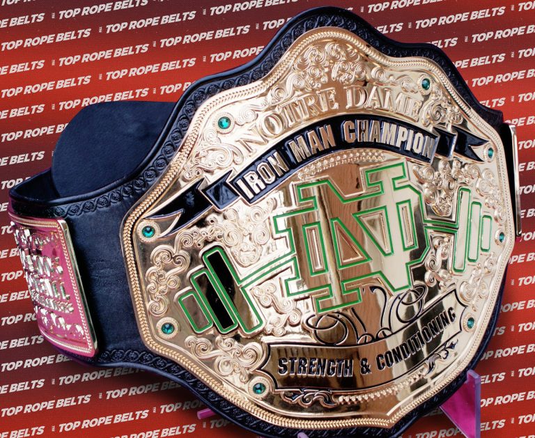 Notre Dame Ironman Championship Belt