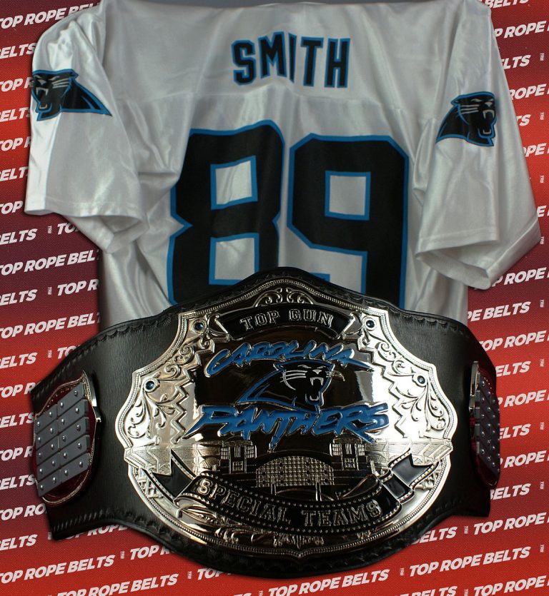 Carolina Panthers Top Gun Championship Belt