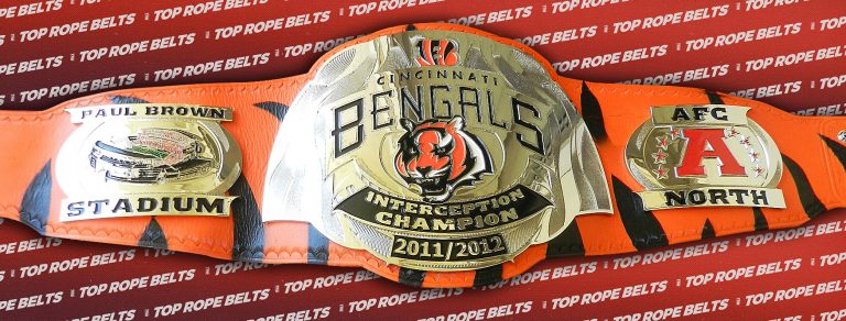 Cincinnati Bengals Interception Champion Belt