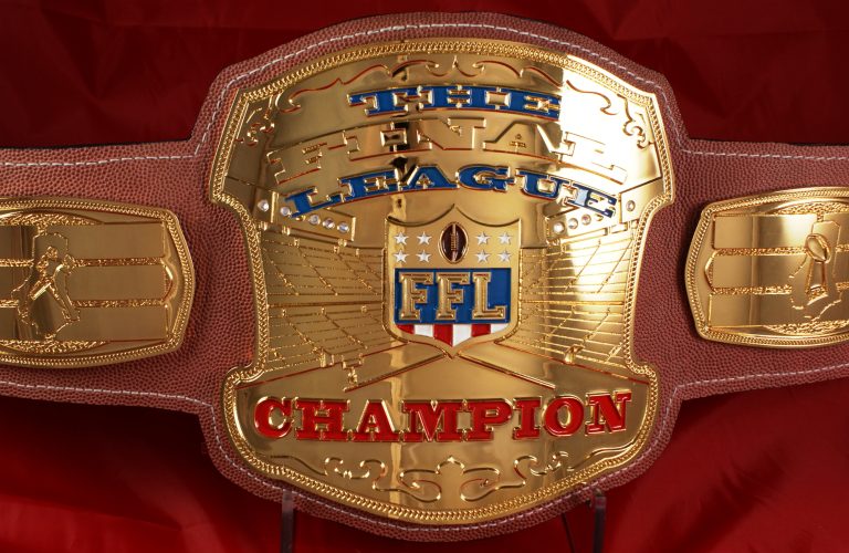 Final League Fantasy Football Belt