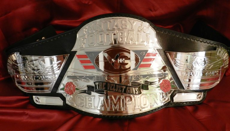 Velvet Guns Fantasy Football Belt