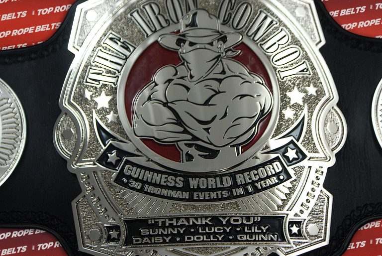 Iron Cowboy Guinness World Record Belt