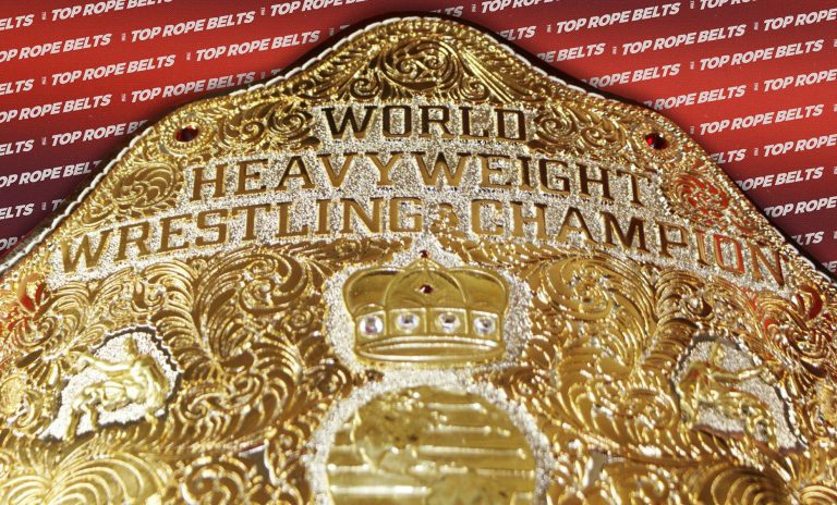 Textured 90’s Style Big Gold Championship Belt