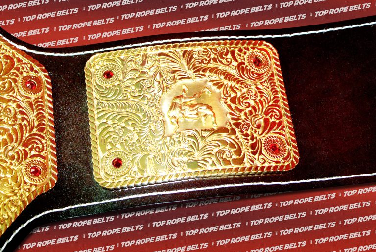 All Gold 80’s Big Gold Top Rope Belts