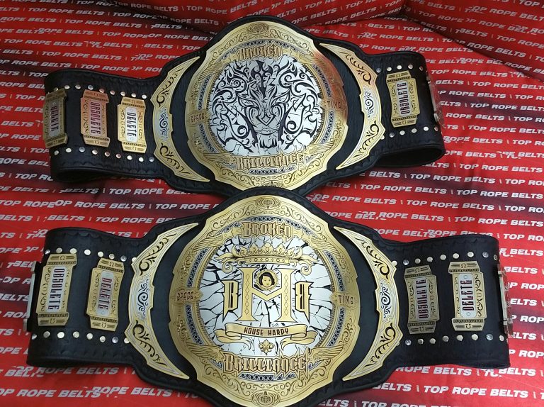 Matt and Jeff Hardy Broken Tag Team Belts