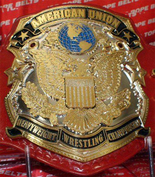 American Union Heavyweight Wrestling Championship Belt
