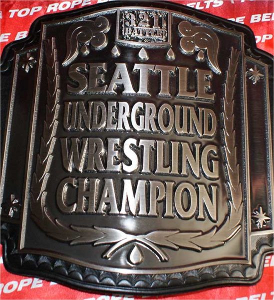 Seattle Underground Wrestling Championship Belt