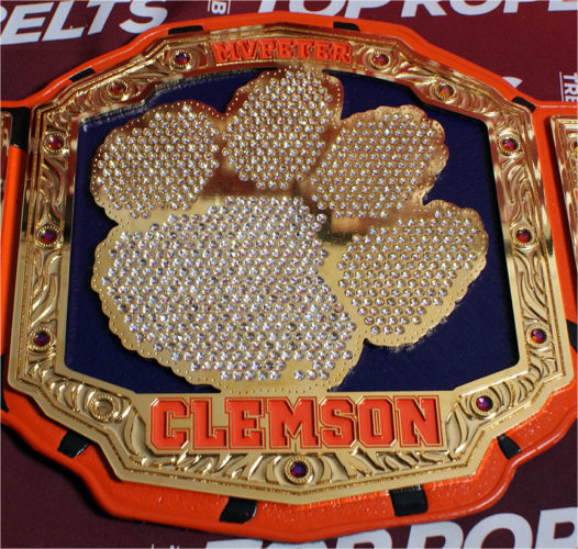 Clemson-Tigers-Football-Fan-Belt | Top Rope Belts
