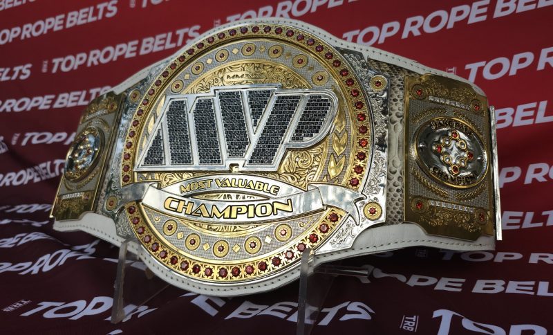 MVP-Paul-vs-Tyson Gold MVP championship belt with red gemstones
