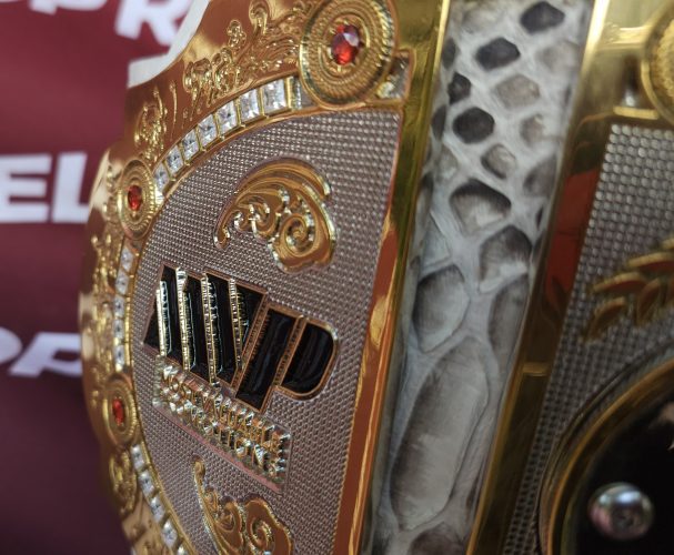 MVP-Paul-vs-Tyson Ornate gold accordion with red gemstone accents