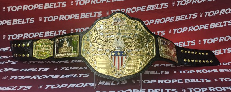Eagle Style US Belt championship belt custom crafted by Top Rope Belts