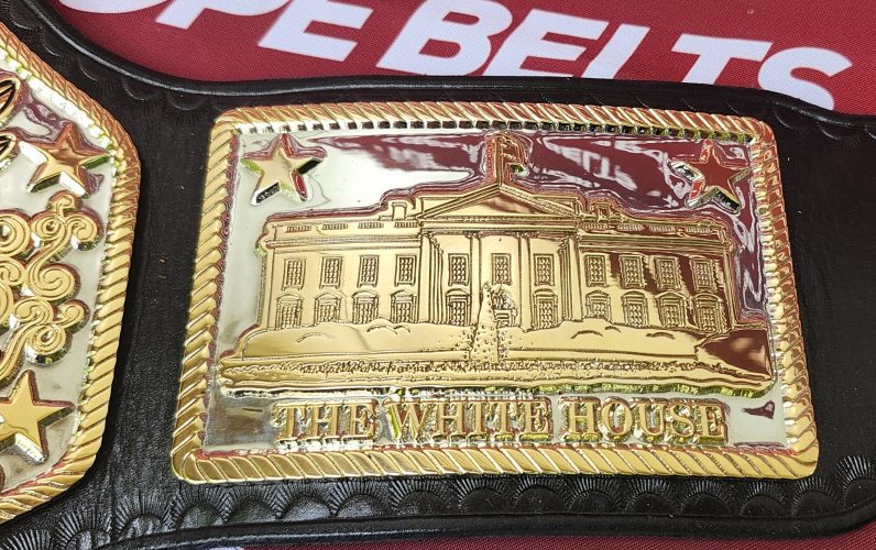 Eagle Style US Belt championship belt custom crafted by Top Rope Belts