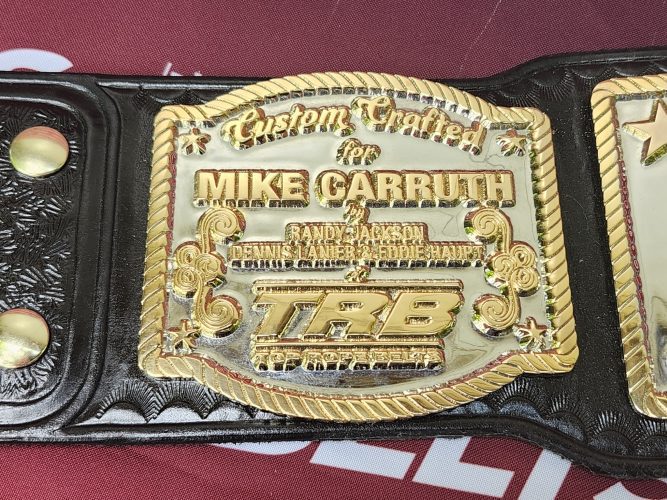 Eagle Style US Belt championship belt custom crafted by Top Rope Belts